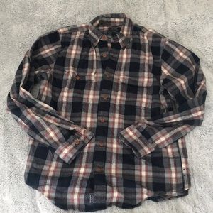 Abercrombie & Fitch Plaid Flannel Button Up - Large